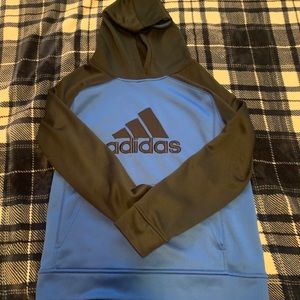 blue adidas sweatshirt